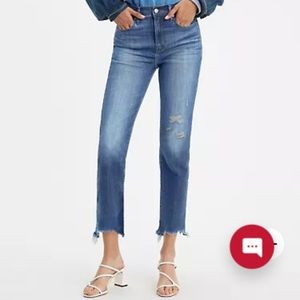 Levi’s 724 High Rise Straight Leg Crop Jean